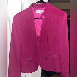 Kasper Zip-Pocket Blazer